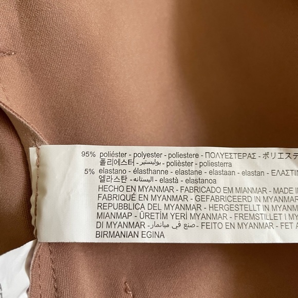 Zara blush oversized dusty pink faux suede open front hooded jacket X small - Picture 12 of 13